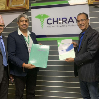Agreement Signed between Reliance Finance Limited and Chirayau National Hospital
